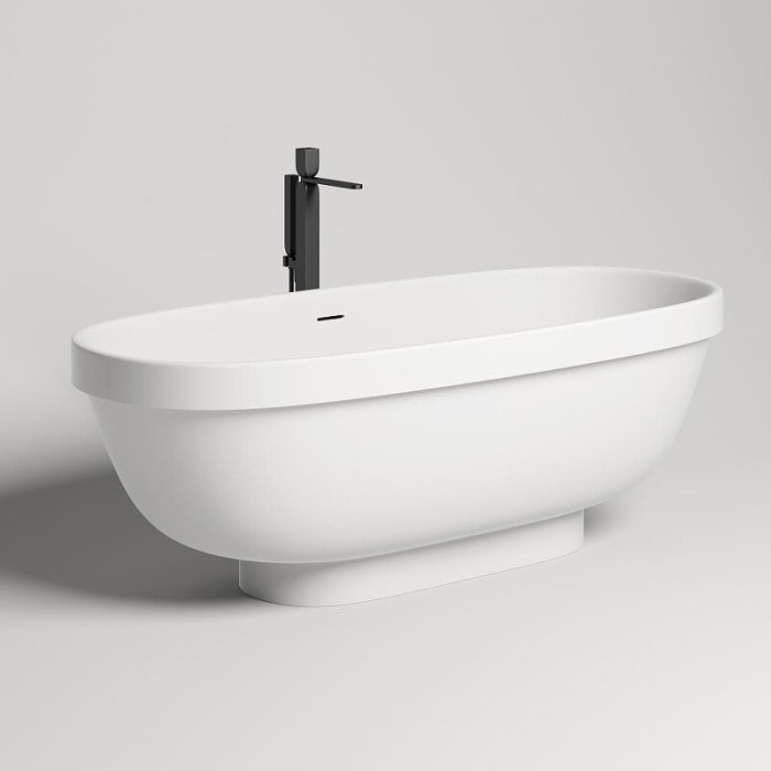 Salini ванна отдельностоящая 180x80, greca, 103121m цвет: матовый белый