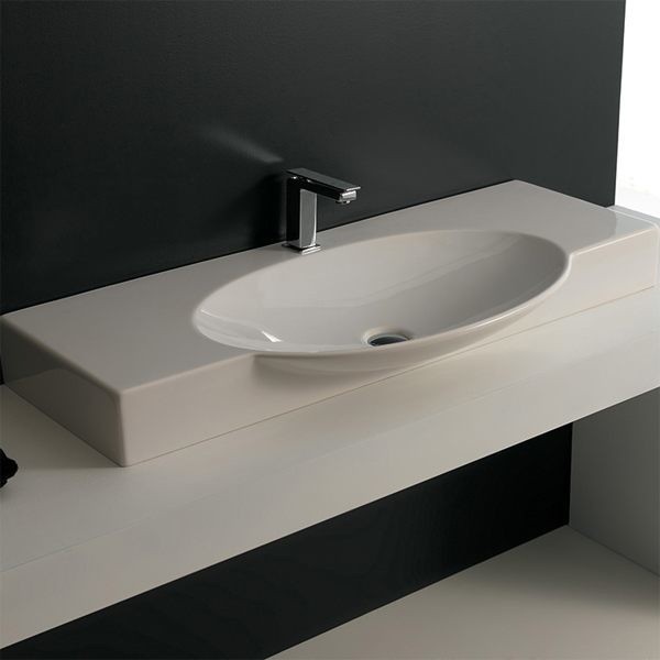 ArtCeram раковина для ванной комнаты, swl003 01 00 swing цвет: белый глянцевый