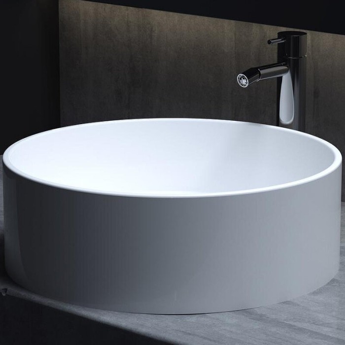 Salini раковина накладная 45x45, armonia, 130112grf цвет: глянцевый белый