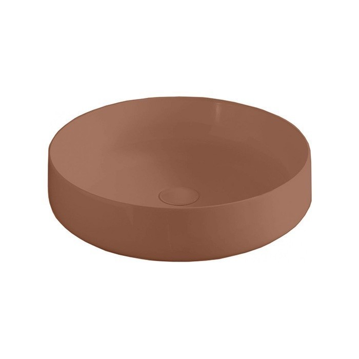 ArtCeram раковина (накладная), col002 40 00 cognac цвет: коричневый матовый