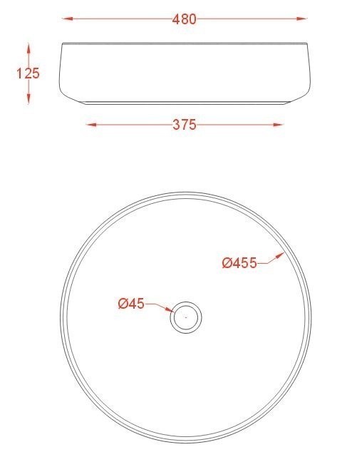 ArtCeram раковина (накладная), col002 40 00 cognac цвет: коричневый матовый