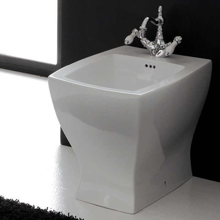 ArtCeram биде (напольное), jzb002 01 00 jazz цвет: белый глянцевый