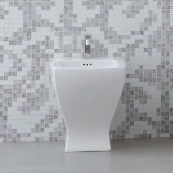 ArtCeram биде (напольное), jzb002 01 00 jazz цвет: белый глянцевый