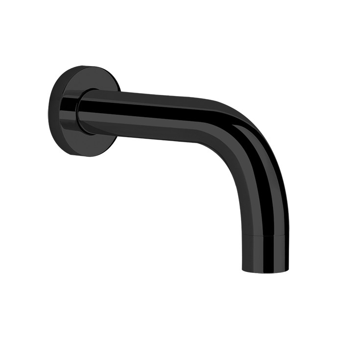 Gessi Настенный излив для ванны короткий, комбинируемый с удаленным управлением, Emporio Via tortona, 38785#299 цвет: black xl