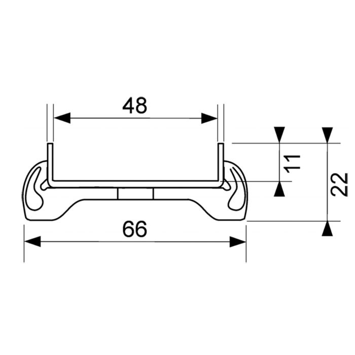 TECE лоток "plate", 900 мм, основа для плитки, цвет: нержавеющая сталь, plate - 600970