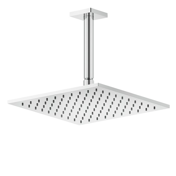 Gessi Потолочная душевая головка шарнирная 250x250 мм на 1/2", Rilievo, 59155#031 цвет: хром