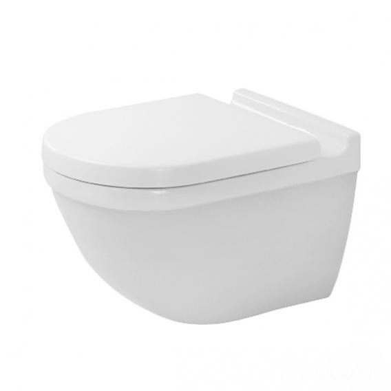 Duravit унитаз подвесной с сиденьем rimless с вертикальным смывом, без смывного края, starck 3, 45270900a11 цвет: белый