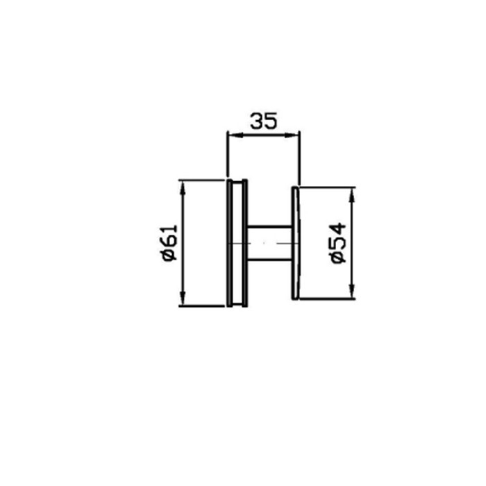 Zucchetti крючок большой, подвесной, savoir, хром арт. zad250