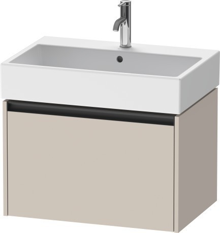Duravit тумба подвесная под раковину 460 мм х 684 мм х 440 мм, ketho.2, k25076091910000 цвет: серо-коричневый матовый