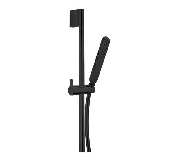 Cisal душевой гарнитур ds01060040 shower cisal, цвет: чёрный матовый