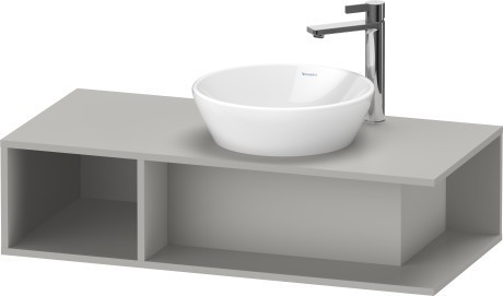 Duravit тумба подвесная под раковину справа 1000 мм х 480 мм, d-neo, de493900707 цвет: бетонно-серый матовый