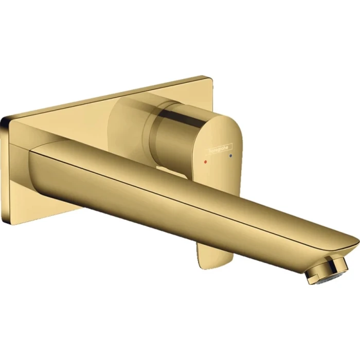 Hansgrohe смеситель для раковины без донного клапана, Talis E, золотой арт. 71734990