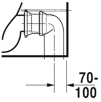 Duravit унитаз напольный комбинированный с вертикальным смывом, me by starck, 21700900001 цвет: белый