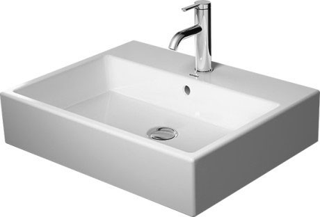 Duravit раковина подвесная air 60х47см, vero air, 2350600000 цвет: белый