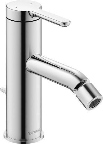 Duravit однорычажный смеситель для биде s 155 мм, c.1, c12400001010 цвет: хром