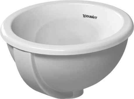 Duravit раковина встраиваемая сверху 61х49см, architec, 0473340031 цвет: белый
