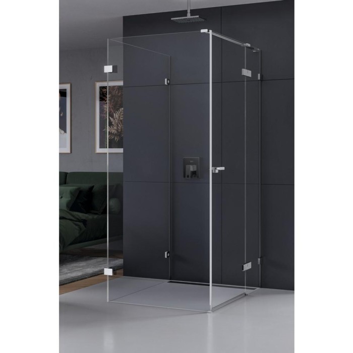 Душевое ограждение eventa r 80x80x200, New trendy Eventa chrome, хром арт. EXK-4596