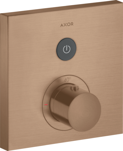 AXOR термостат для душа, ShowerSelect, шлифованное красное золото арт. 36714310