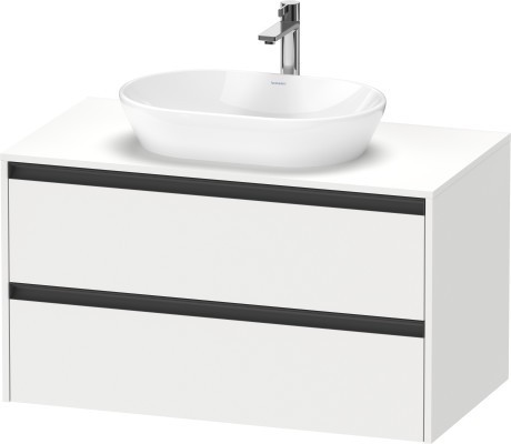 Duravit тумба подвесная под раковину 550 мм х 1000 мм х 568 мм, ketho.2, k24896018180000 цвет: gres pietra grey opaco