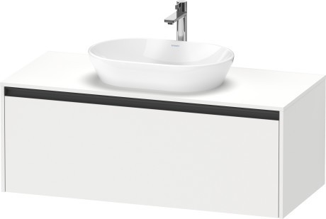 Duravit тумба подвесная под раковину 550 мм х 1200 мм х 459 мм, ketho.2, k24887018180000 цвет: gres pietra grey opaco