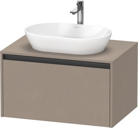 Duravit тумба подвесная под раковину 550 мм х 800 мм х 459 мм, ketho.2, k24885075750000 цвет: лён