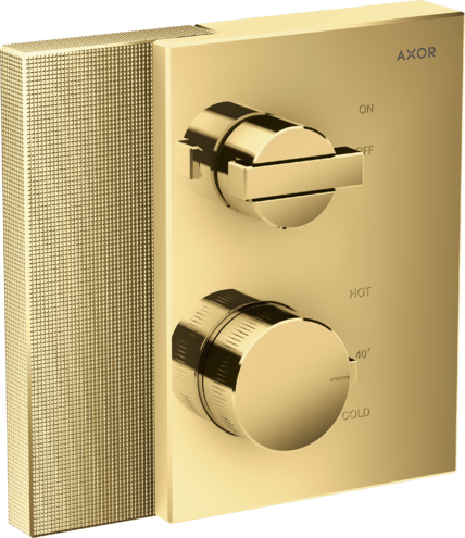 AXOR термостат для душа, Edge, золото арт. 46751990