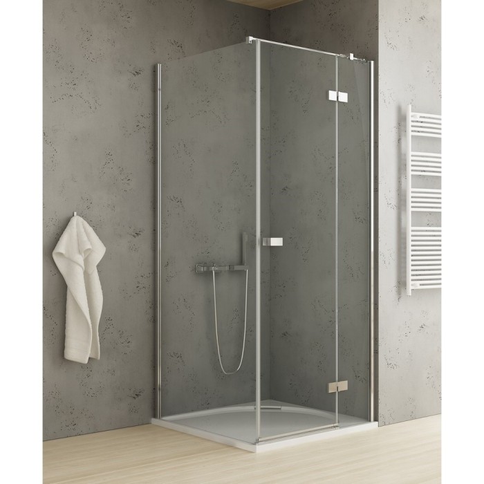 Душевое ограждение r 110x100x200, New trendy Reflexa chrome, хром арт. EXK-5145