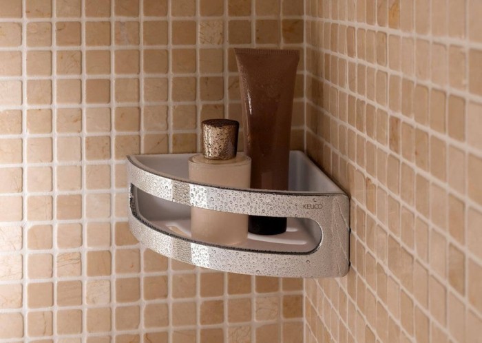 Keuco полка в ванну угловая (корзина), elegance new, хром арт. 11657 010000