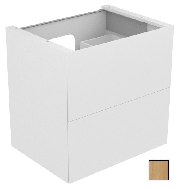 Keuco тумба подвесная под раковину с двумя выдвижными фронтами, edition 11, дуб светлый арт. 31342 890000