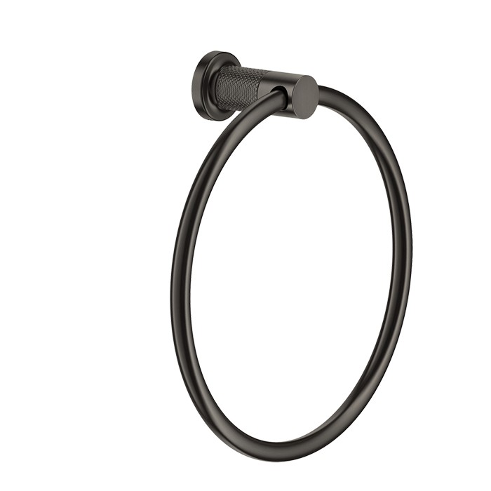 Gessi Полотенцедержатель кольцевой 23.7см., подвесной, Inciso, 58509#299 цвет: nero xl