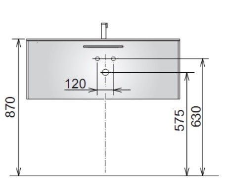 Keuco тумба под умывальник, royal 60, антрацит матовый арт. 32141 440000