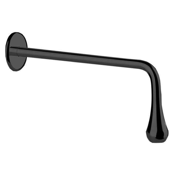 Gessi Настенный излив 250мм, для монтажа с удаленным управлением, Goccia, 33719#299 цвет: черный
