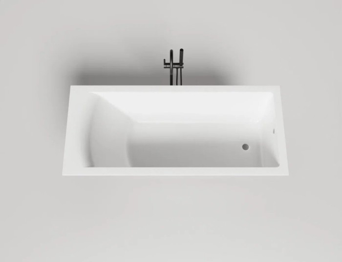 Salini ванна встраиваемая 169,8x75, cascata, 104123mrh цвет: матовый белый