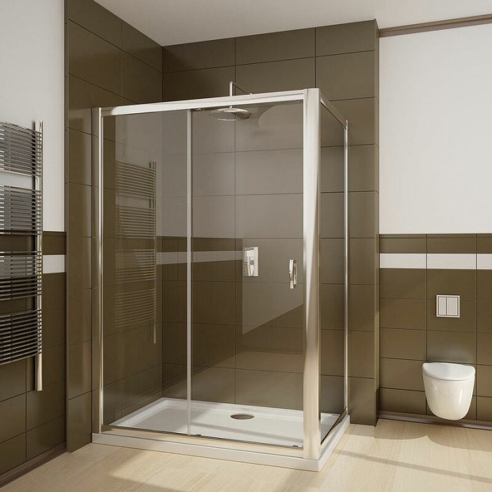 Radaway душевая дверь dwj 120 профиль хром стекло прозрачное, Premium Plus - 33313-01-01N