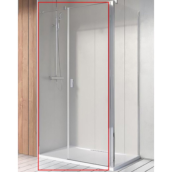 Radaway душевая дверь kds ii 120 l профиль хром стекло прозрачное, Nes - 10033120-01-01L