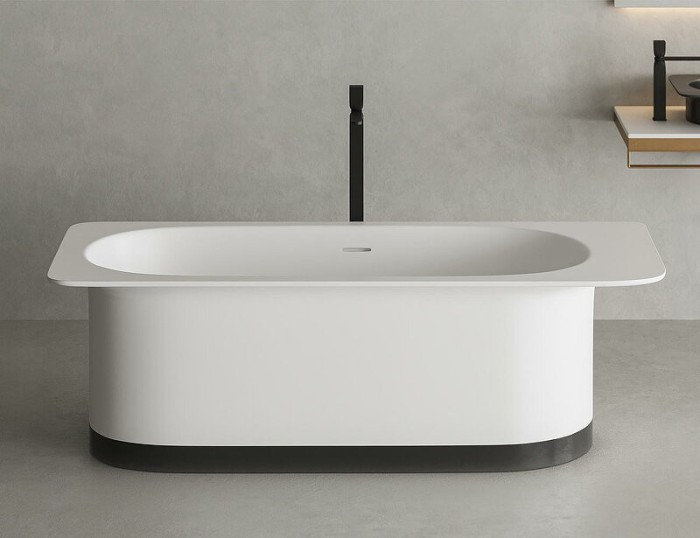 Salini ванна отдельностоящая 180x82, ninfea, 102721mrf цвет: матовый белый