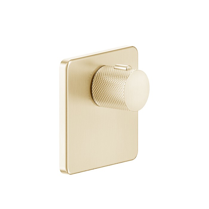 Gessi Смеситель для душа, термостатический, встраиваемый, резьба 3/4", Inciso, 58254#246 цвет: золото