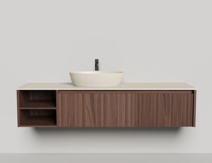 Salini подвесная тумба 1800, domino, 27d218a цвет: коричневый