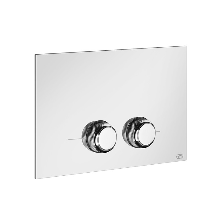Gessi Клавиша смыва для унитаза двойная, для инсталляций Geberit Sigma8 и Sigma12 Venti20, хром - 54651#031
