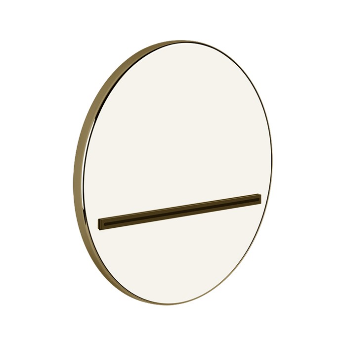 Gessi Излив настенный d207 мм., каскадный, Venti20, 65295#710 цвет: brass pvd