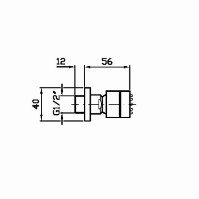 Zucchetti душевая форсунка, pan, хром арт. z92896