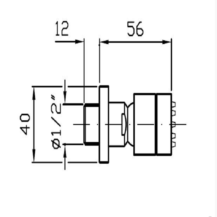 Zucchetti душевая форсунка, pan, хром арт. z92896