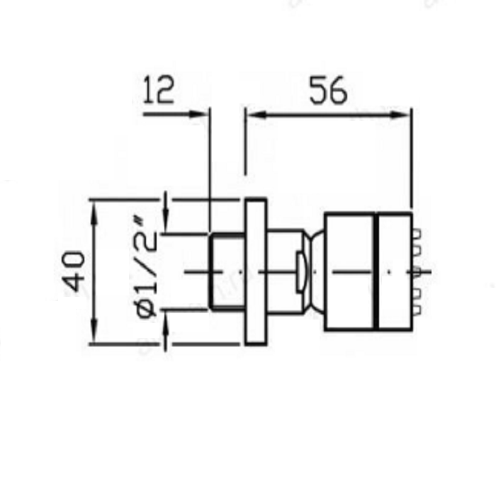 Zucchetti душевая форсунка, pan, хром арт. z92896