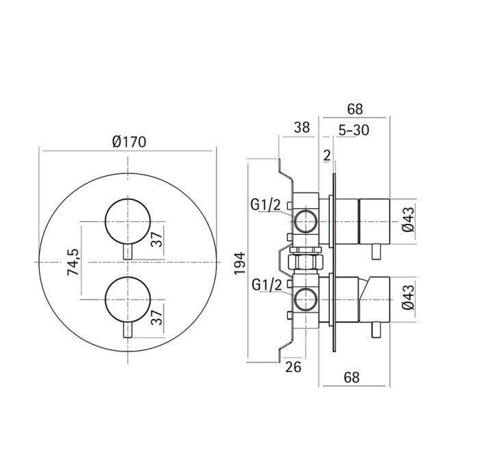 Cisal смеситель для ванны на 2 потребителя xi000213d1 xion cisal, цвет: нержавеющая сталь
