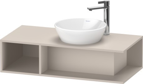 Duravit тумба подвесная под раковину справа 1000 мм х 480 мм, d-neo, de493909191 цвет: серо-коричневый матовый