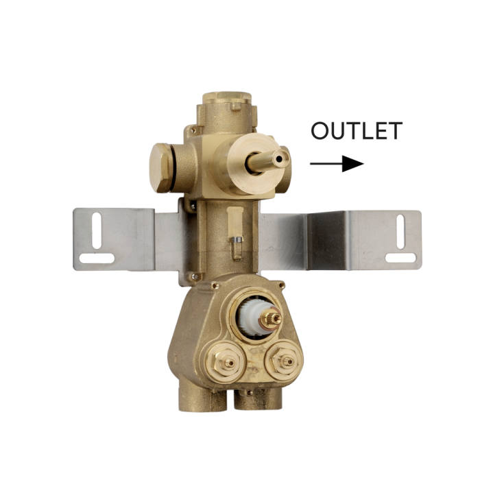 Bossini наружная часть термостата highflow с цельной панелью, apice, хром арт. z035202.030