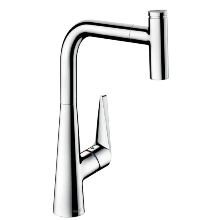 Hansgrohe смеситель для кухни 300 с выдвижным изливом, Talis Select M51, хром арт. 72821000