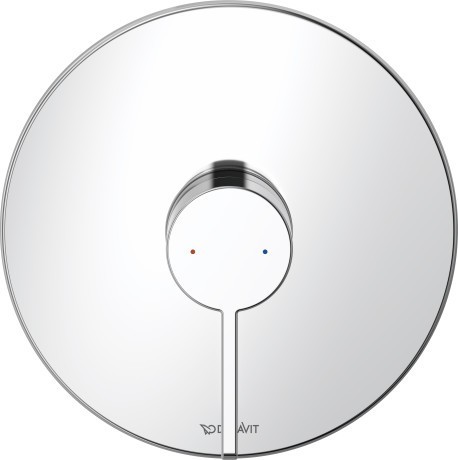 Duravit cмеситель однорычажный для душа скрытого монтажа, d-neo, de4210010010 цвет: хром