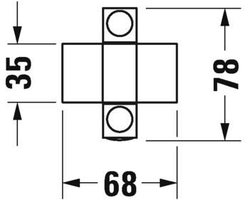 Duravit двойной поворотный полотенцедержатель, karree, 0099581000 цвет: хром