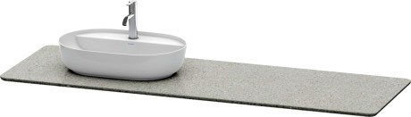 Duravit столешница для раковины кварцевый камень структурный, luv, lu9468l3333